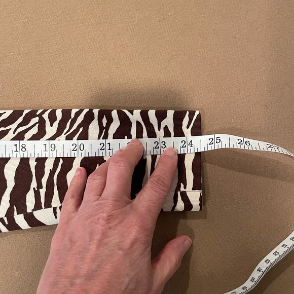 Jones New York Brown/Cream Zebra Print Cardigan - Size Small - Picture 9 of 11